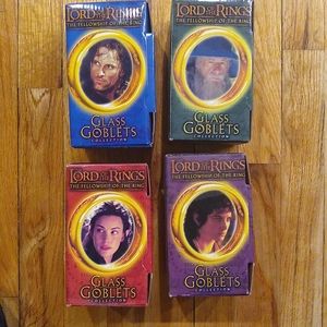 Lord of the Rings goblets